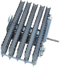 Harmonica shape burner for gas geyser