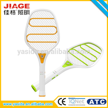 Chinese manufacture electric rechargeable fly swatters mosquito killer racket