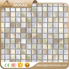 15X15Mm Golden Select Aluminum Metal Horizons Mosaic Wall Tile