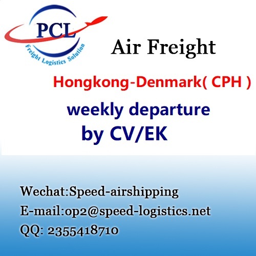 International air freight from Hongkong to Finland (CPH) airport