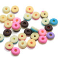 100Pcs niedliche Flatback Candy Donut Puppe Essen so tun, als würde man Puppenhauszubehör spielen Miniatur Home Craft Dekor Kuchen Kinder Küchenspielzeug