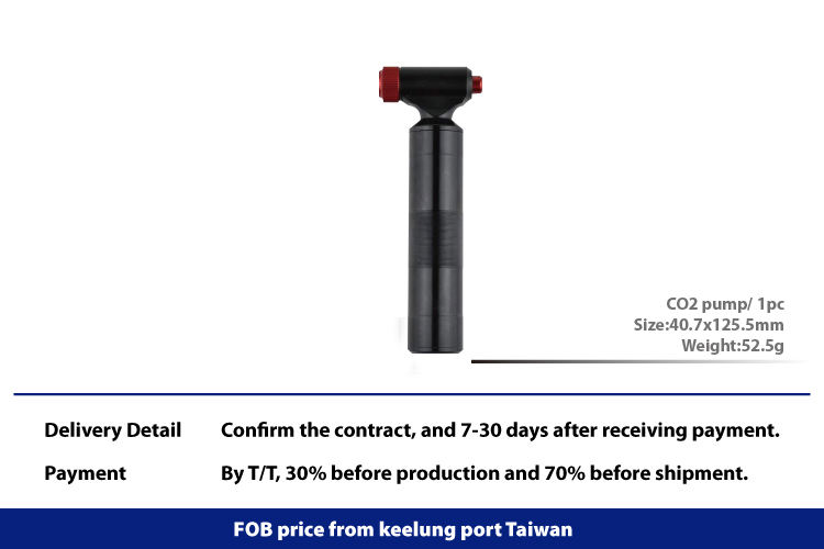 CO2 pump for gas cylinders and road bike