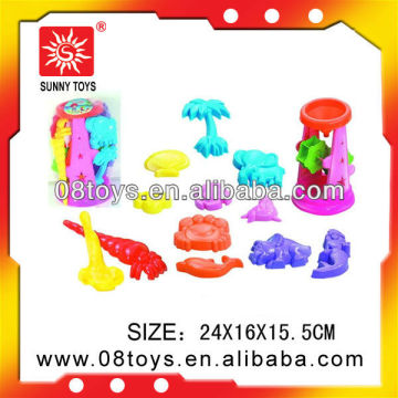 Plastic sandy beach toys