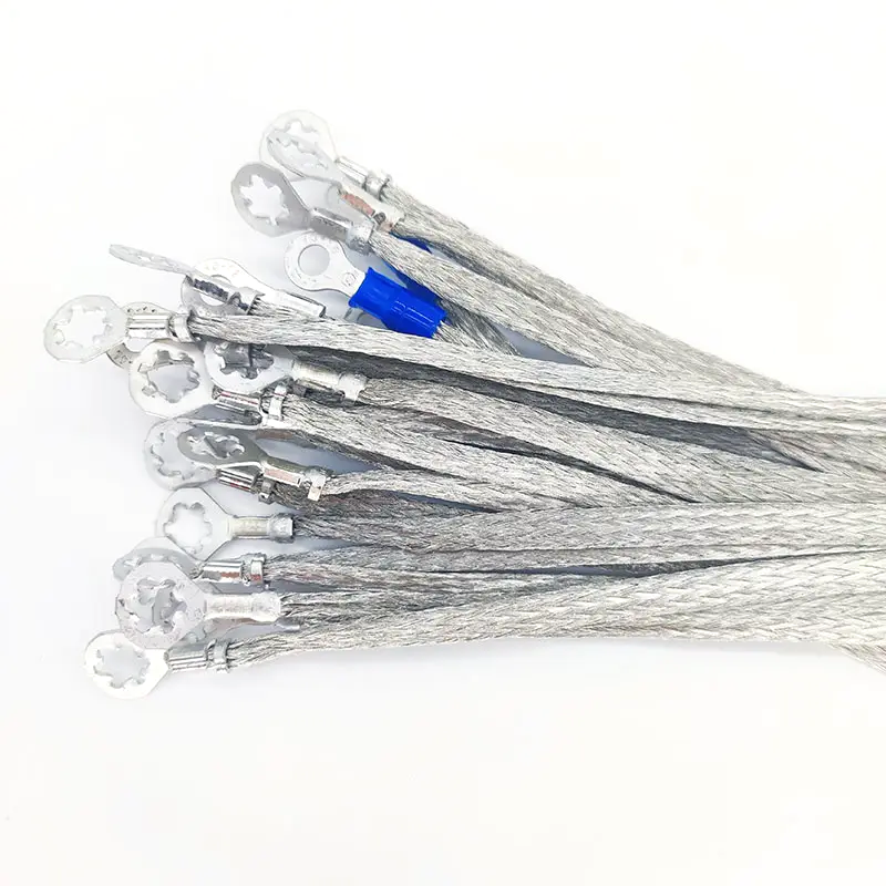 Customize Flat Ground Braid Copper Cable