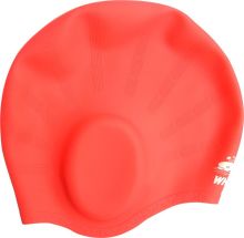 Healthy Silicone Swimming Cap , Waterproof Swimming Ear Guard Cap
