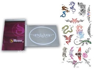 reusable airbrush tattoo stencils