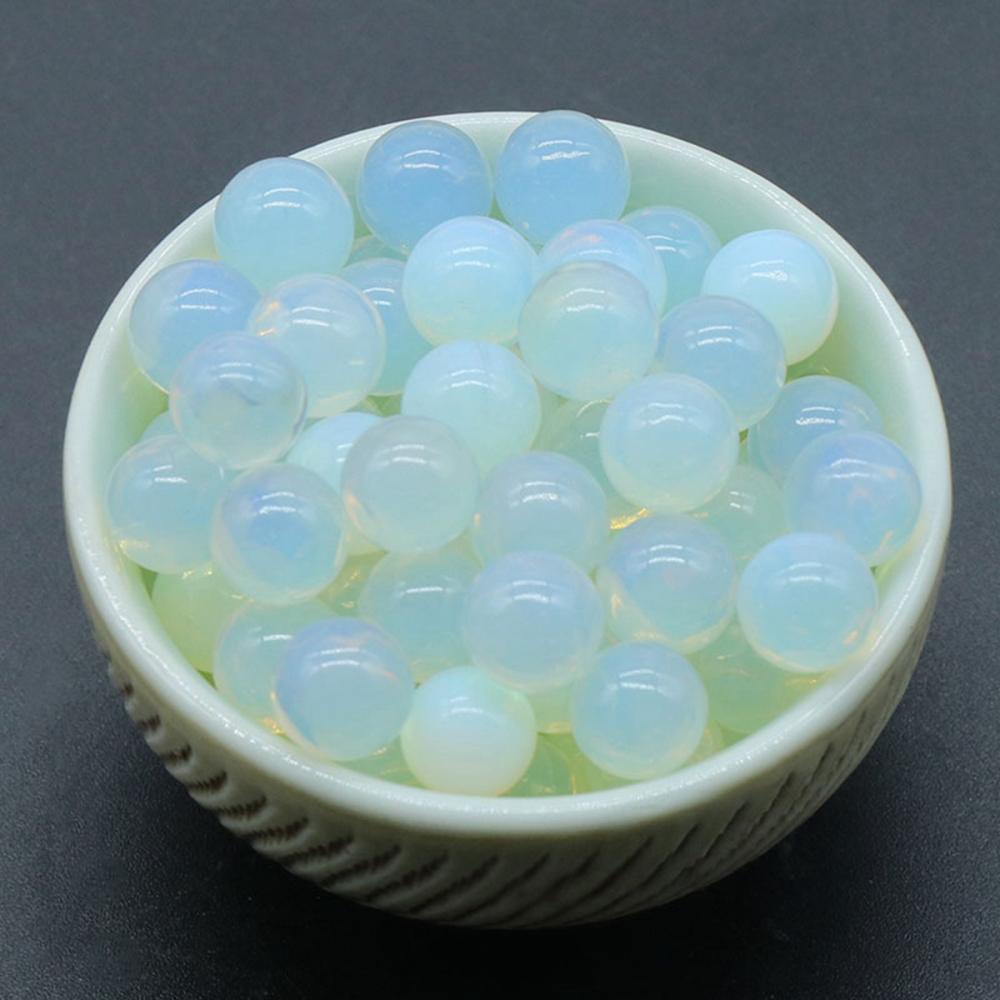 Bolas de chakra opalita de 20 mm para alivio del estrés meditación balanceando la decoración del hogar bulones de cristal esferas pulidas