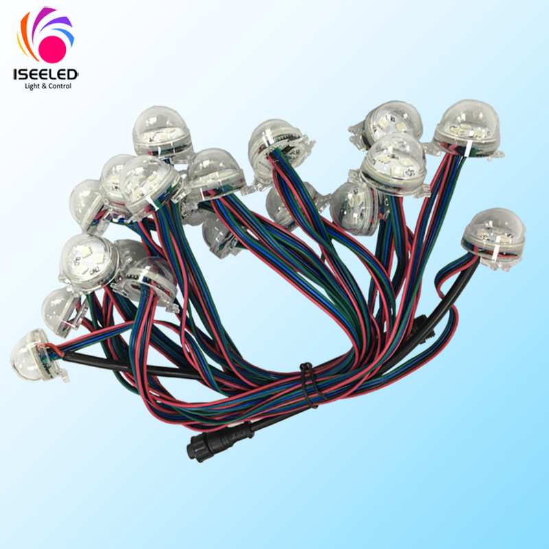 DMX512 RGB LED LED אורות מחרוזת פיקסל DC12V