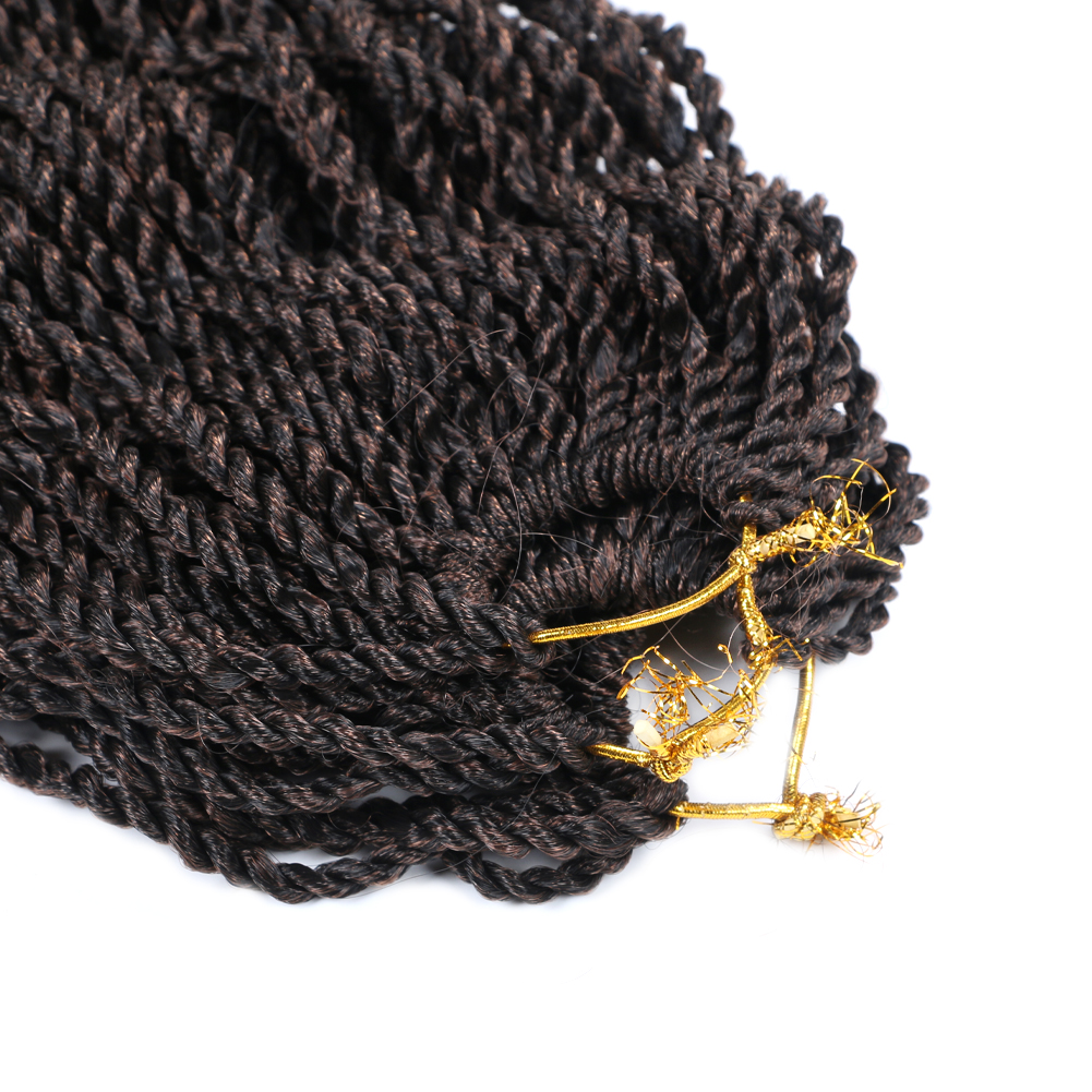 Hot sell 14'inch 35 stands Synthetic crochet braids synthetic small curly crochet senegalese twist braids hair