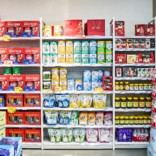 Supermarket Single-sided Wall-mounted Racks