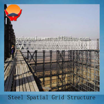 Steel spatial grid structure building