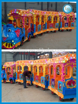 Child electric train ride!!! Amusement park kids ride electric train ride for sale