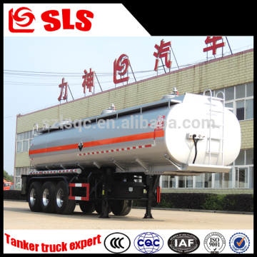 China quality 30T aluminum alloy oil tanker truck and trailers, tanker trailers for sale, fuel truck trailer