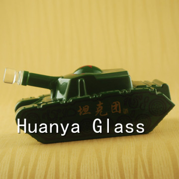 unique hing quality glass bottle for wine