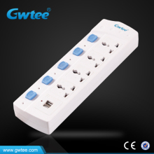 Hot selling household wall mounted power outlet socket with usb port