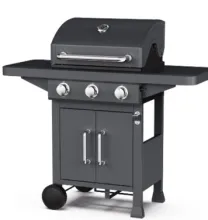Chicago 3 Burner Gas Grill with Side Burner