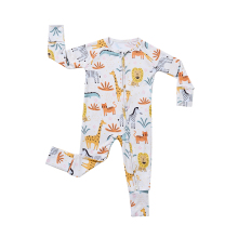 Bamboo Baby Romper - 95% Bamboo 5% Spandex Newborn Jumpsuit