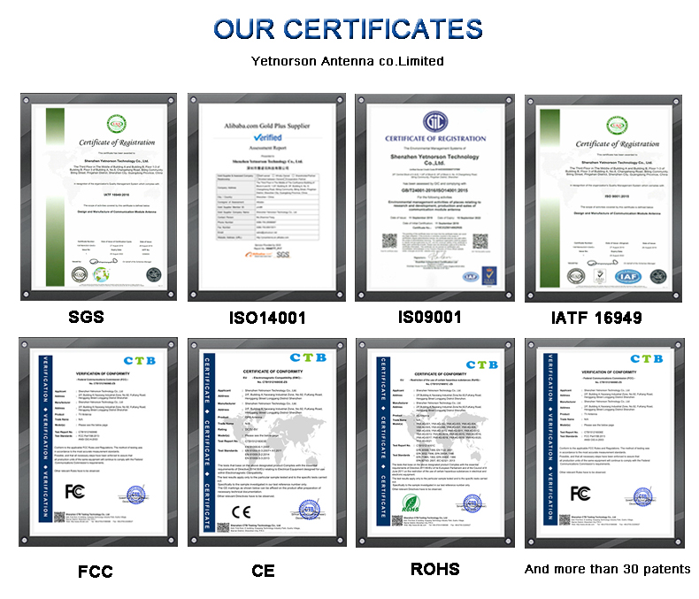 Antenna certification
