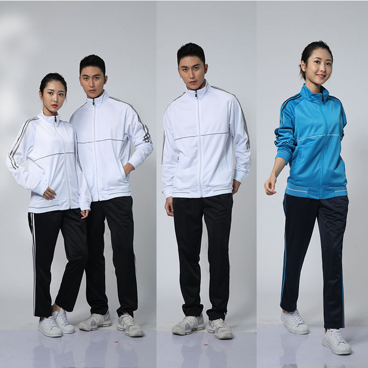 Wholesale men's sportswear sets polyester spandex tracksuit bulk sale