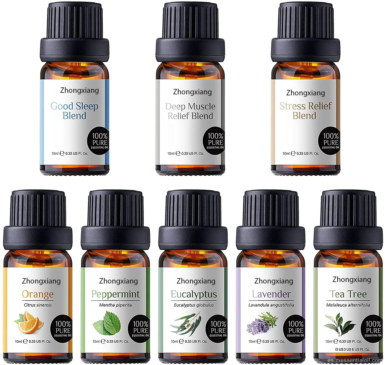 Aceites esenciales Aromaterapia Roll-on 10 M PUERA PUERA Juego de aceite esencial Grado teraputico