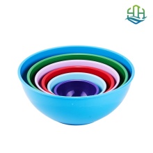Food Grade 6 Piece Plastic Bowl Set
