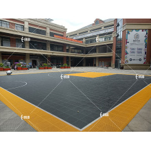 20x20 pies de bricolaje en el patio trasero al aire libre Piso de la cancha de baloncesto