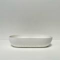 Elegant Unique Oval Concrete Basin