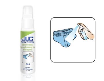 Antifungal Antimicrobial Spray Dressing for Underpants