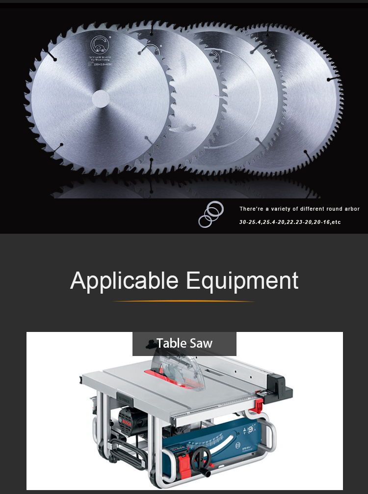 TCT Circular Saw Blade for Cutting Wood Power Tools,circular Saw Special Steel High Frequency Welded,laser Welded 3 Years