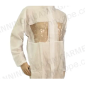 Disposable protective clothing with EVA window