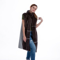 Gilet Femme En Fourrure Et Cachemire