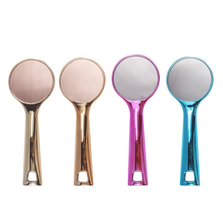 China Supplier Directly Sale No Electric Foot File Round Shaped Crystal glass Foot File