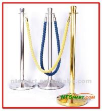 Flat Top Stainless Steel Queue Barrier