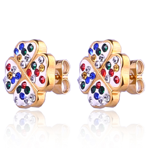 2016 fashion star design colorful dangle earrings