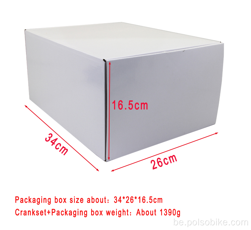 CNC, апрацаваны Crank BCD144 165/170 мм з фіксаванай перадачай веласіпеда