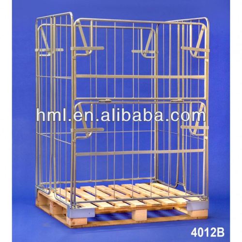 EU Standard Wire pallet container For timber or plastic pallet