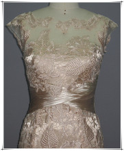 Cap Prom Sleeve Lace Dress