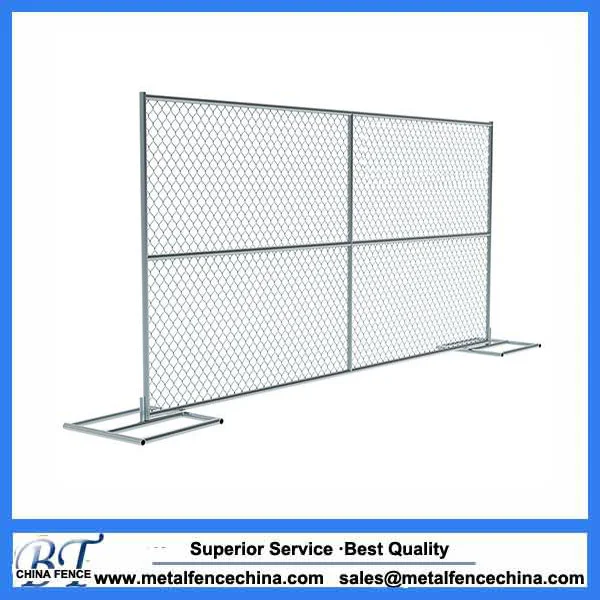 12' X 6' Chain Link Temp Construction Fence Panels