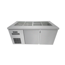 New Type congelateur commercial slotting refrigerators