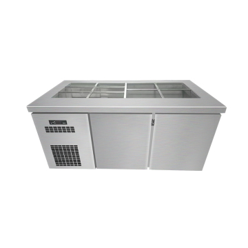 New Type congelateur commercial slotting refrigerators