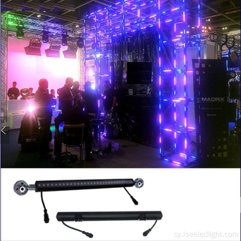 Goleuadau Llwyfan 24V Bar Geometrig RGB LED Cyfeiriadwy