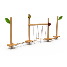 Wooden Obstacle Course for Outdoor Physical Training of Children