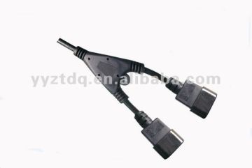 VDE Splitter power cord Y type