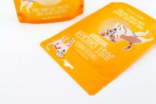 Custom Pet Food bag Dog food yellow bag