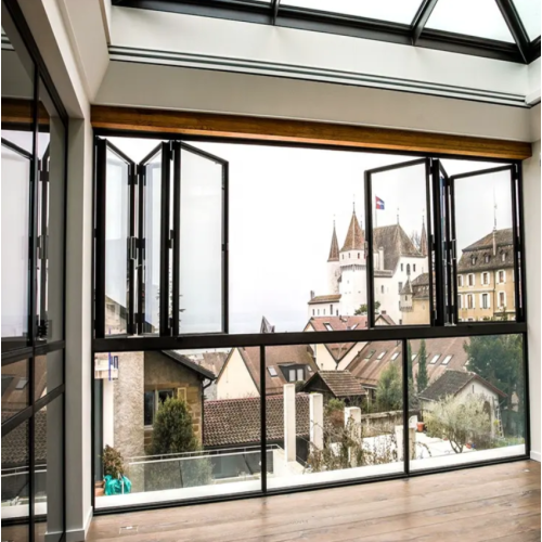 Villa Waterproof Aluminum Bi-Folding Windows