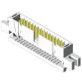 Tipo IDC de cabecera de caja de 2,54 mm con orejas de montaje