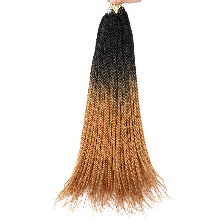 20roots 24inch Medium Braids Senegal Twists Hair Senegalese Braids Ombre Color