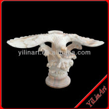 Hand Carved Granite Stone Garden Eagle Statue
