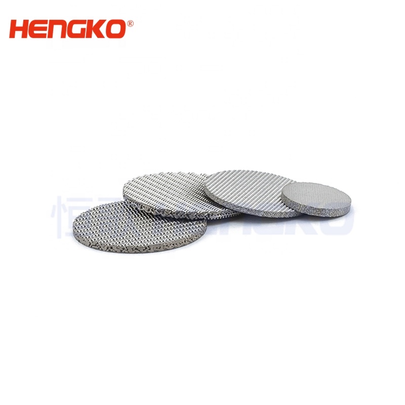 Gas Leak Detector Explosion Proof Filter Disc Housing Sintered Stainless Steel Gas Analyzer/gas Detector/gas Sensor Porous Metal