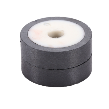 Hall induction radial 2-pole magnet